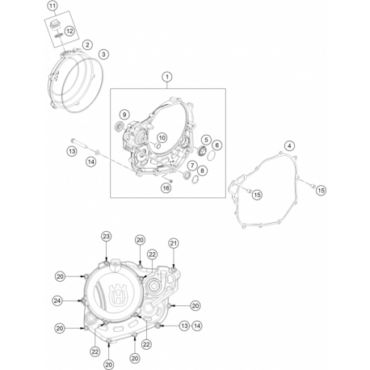OIL FILLER CAP M24x3 WITH O-R