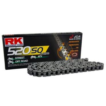Corrente Rk 520 So 120 Elos cinza O-rings
