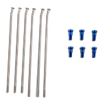 Kit 6 raios traseiros + cabeça azul Wise Work roda 18″