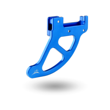 PROTEÇÃO DISCO TRASEIRO ALU AZUL