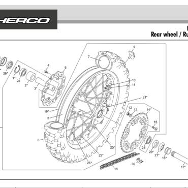 20-PORCA EIXO RODA TRAS END