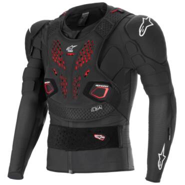 Peitoral Integral Alpinestars Bionic Pro V3 Plasma Cor Preto / Vermelho / Branco
