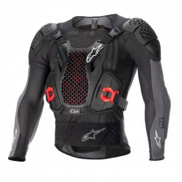 Peitoral Alpinestars Bionic Plus V2 Cor Preto / Antracite / Vermelho